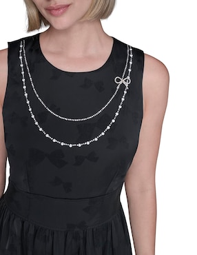 Vestido midi formal Karl Lagerfeld Paris para mujer