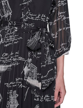 Vestido midi Karl Lagerfeld Paris para mujer