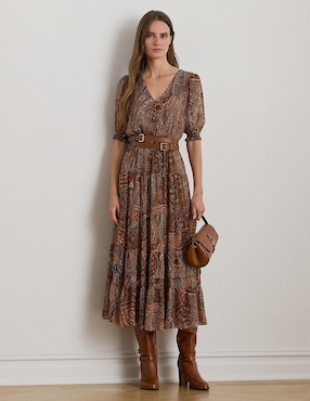 Vestido crop casual Lauren Ralph Lauren para mujer