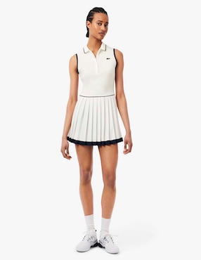 Vestido corto athleisure Lacoste Heritage para mujer