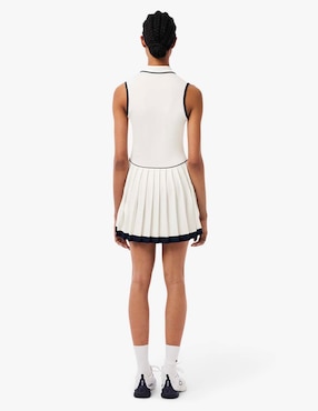 Vestido corto athleisure Lacoste Heritage para mujer