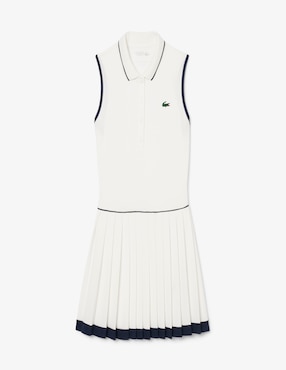 Vestido corto athleisure Lacoste Heritage para mujer
