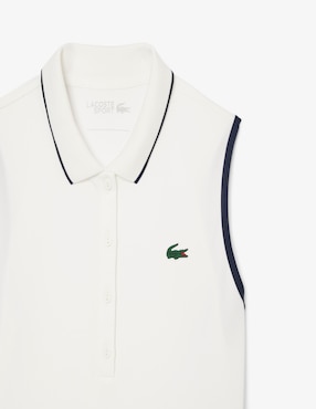 Vestido corto athleisure Lacoste Heritage para mujer