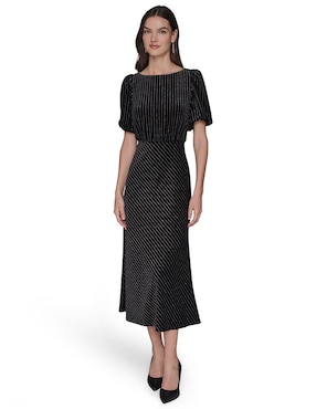 Vestido crop casual Karl Lagerfeld Paris para mujer