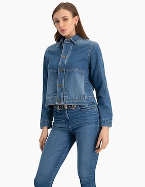 Chamarra denim Ivonne para mujer