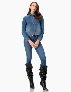 Chamarra denim Ivonne para mujer