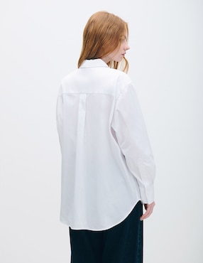 Blusa camisera Julio manga larga para mujer