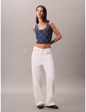 Top Calvin Klein Jeans cuello redondo