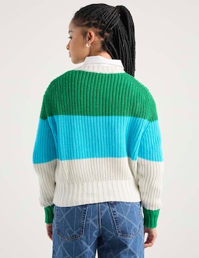Suéter Calvin Klein Jeans cuello redondo para mujer