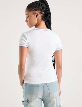 Playera manga corta Calvin Klein Jeans cuello redondo para mujer
