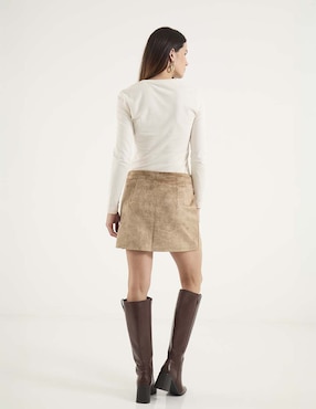 Falda corta Guess a la cintura
