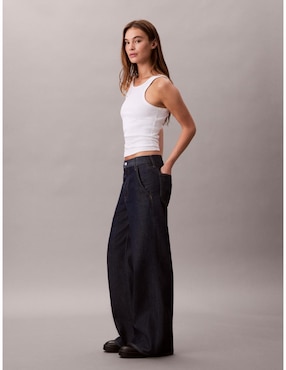 Jeans wide leg Calvin Klein para mujer