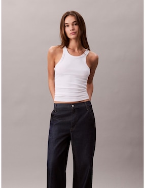 Jeans wide leg Calvin Klein para mujer