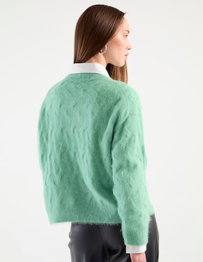 Suéter Calvin Klein cuello alto para mujer