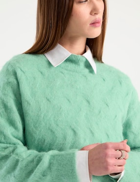Suéter Calvin Klein cuello alto para mujer