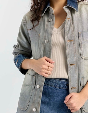 Chamarra denim Calvin Klein Jeans para mujer
