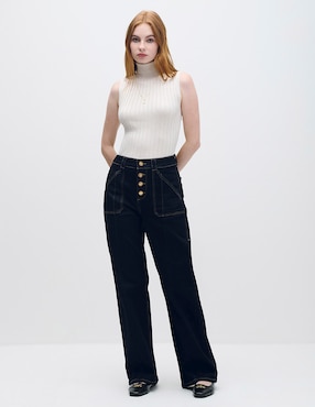 Jeans wide leg Julio para mujer