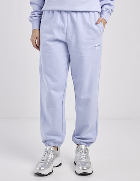 Pants regular Calvin Klein Jeans con elástico para mujer