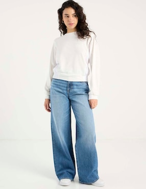 Jeans wide leg Calvin Klein para mujer