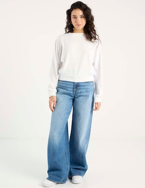 Jeans wide leg Calvin Klein para mujer