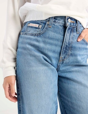 Jeans wide leg Calvin Klein para mujer