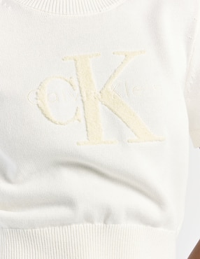 Suéter Calvin Klein cuello redondo para mujer