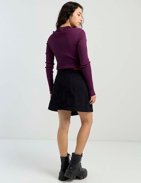 Falda corta Calvin Klein Jeans cintura alta