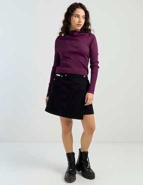 Falda corta Calvin Klein Jeans cintura alta