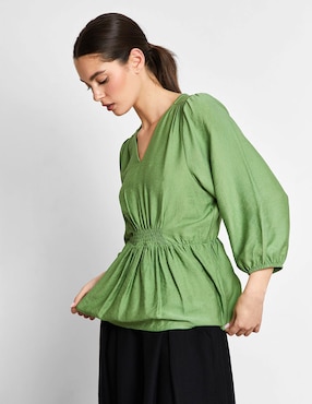 Blusa Trucco manga 3/4 para mujer