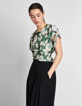 Blusa Trucco manga corta para mujer