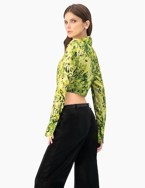 Blusa Ivonne manga larga para mujer