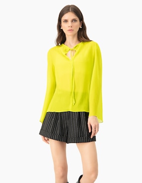 Blusa Ivonne manga larga para mujer