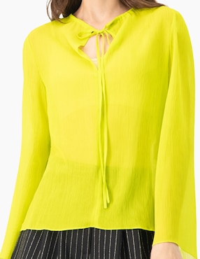 Blusa Ivonne manga larga para mujer