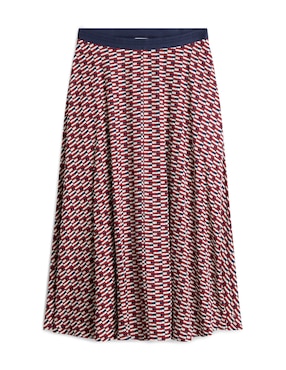 Falda larga Tommy Hilfiger a la cadera