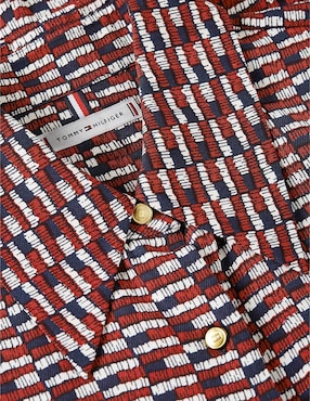 Vestido corto casual Tommy Hilfiger Ho25 para mujer