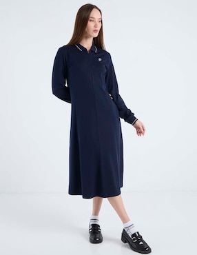 Vestido midi casual Tommy Hilfiger para mujer