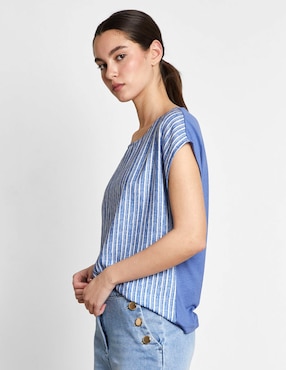 Blusa Trucco manga corta para mujer