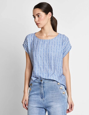 Blusa Trucco manga corta para mujer