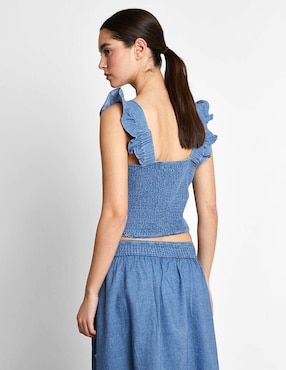 Blusa de tirantes Trucco para mujer