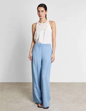 Pantalón relaxed Trucco amplio para mujer