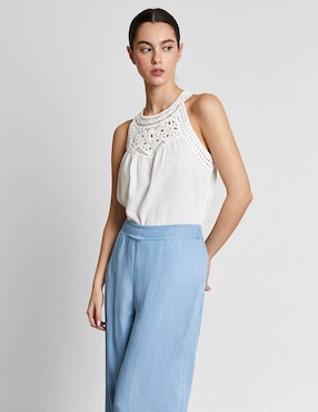 Pantalón relaxed Trucco amplio para mujer