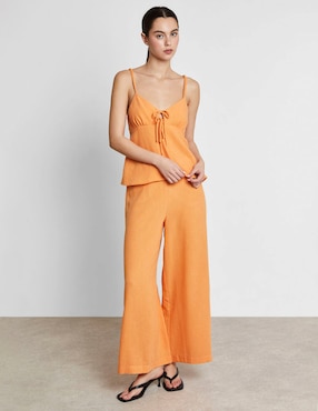 Pantalón relaxed Trucco amplio para mujer
