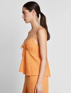 Blusa Trucco sin manga para mujer