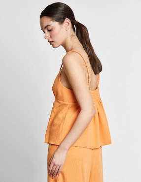 Blusa Trucco sin manga para mujer