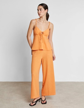 Blusa Trucco sin manga para mujer
