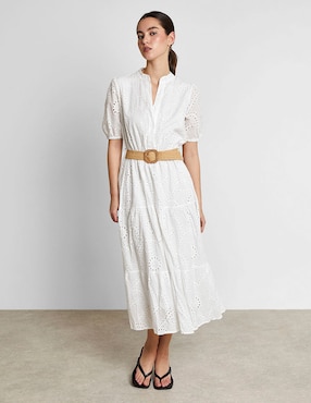Vestido crop casual Trucco para mujer