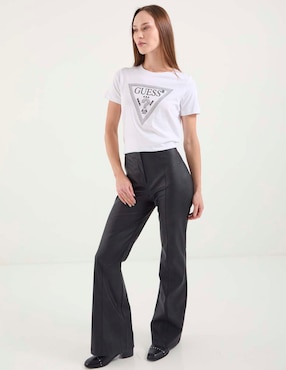 Playera manga corta Guess cuello redondo para mujer