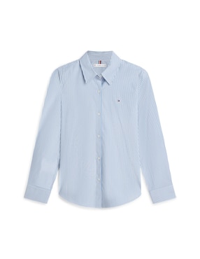 Blusa camisera Tommy Hilfiger manga larga para mujer