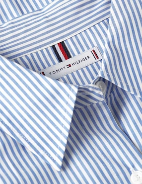 Blusa camisera Tommy Hilfiger manga larga para mujer