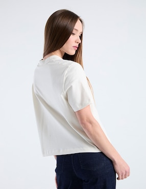 Playera manga corta Tommy Hilfiger cuello redondo para mujer